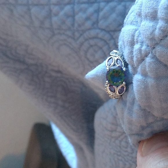 Unbranded Jewelry - (D1) S925 Luxury Multicolor CZ Ring S 925